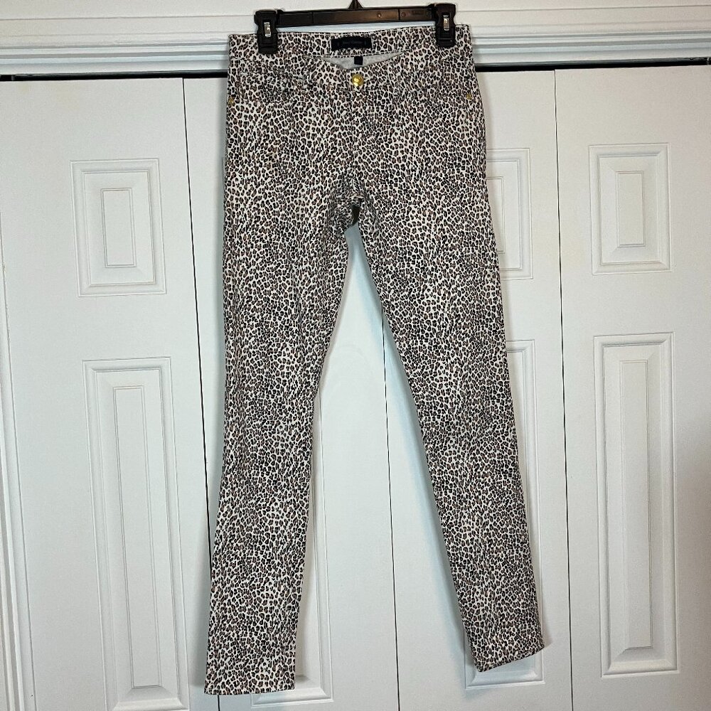 Juicy Couture Leopard Print Skinny Jeans Size 27